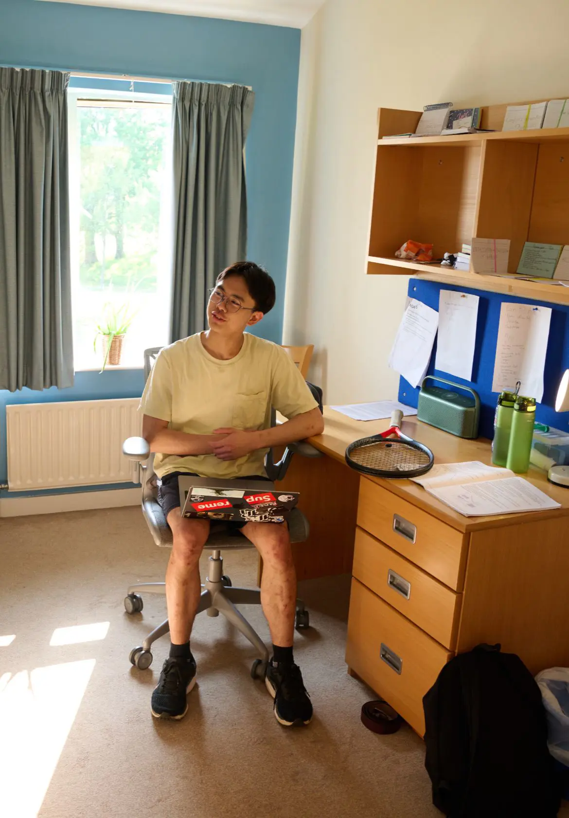 Male student in rooms