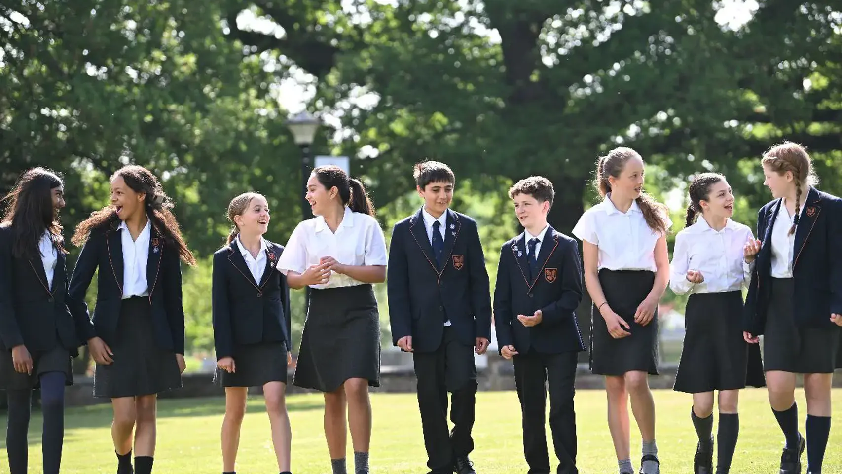 group of year 7 students