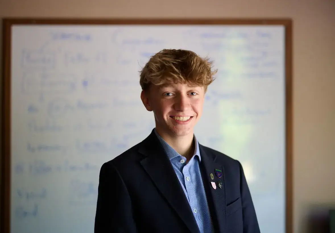 Headshot of male student