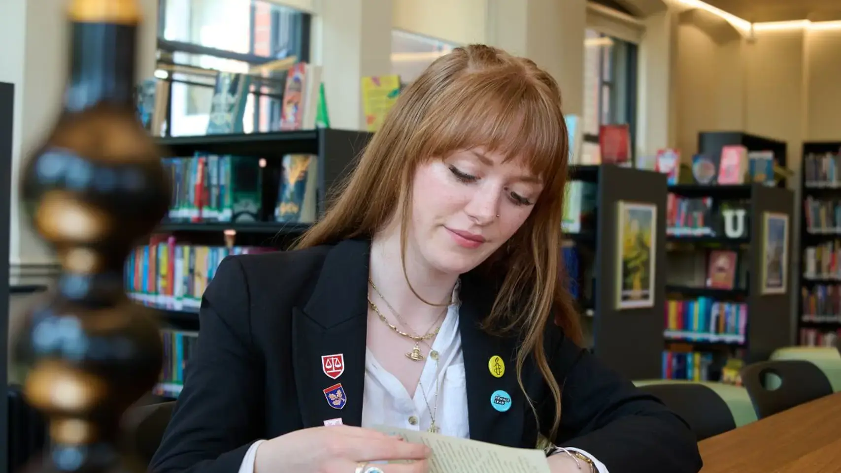 Girl in the Library
