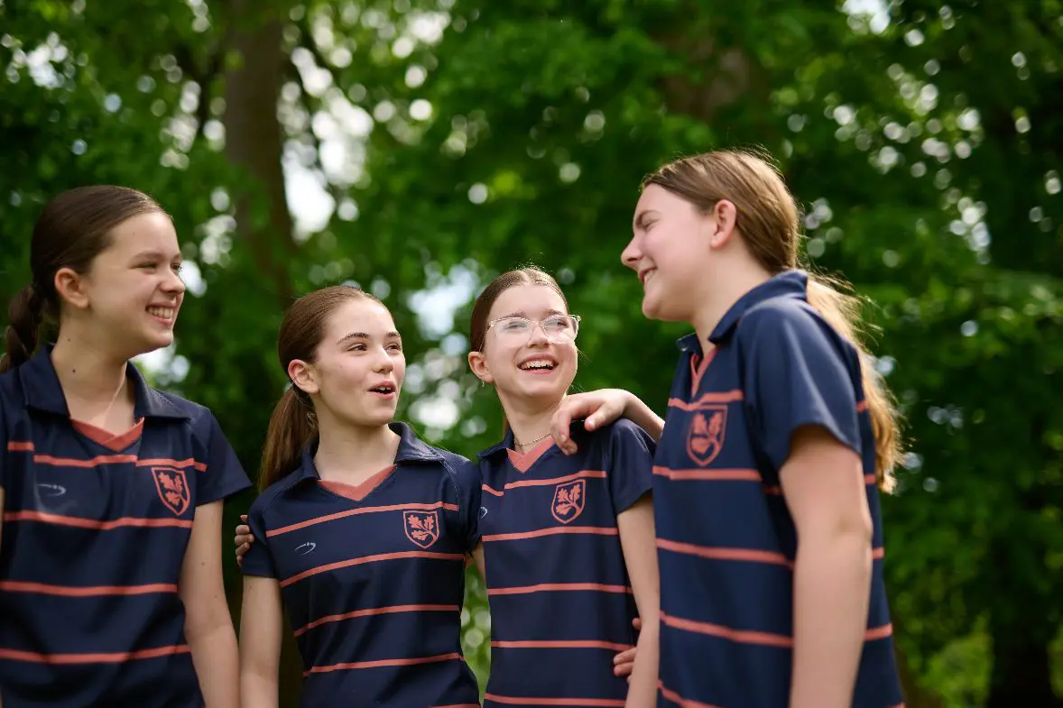 Group of female team mates