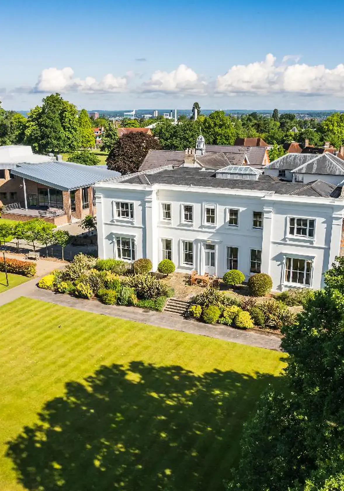 Leighton Park building from above