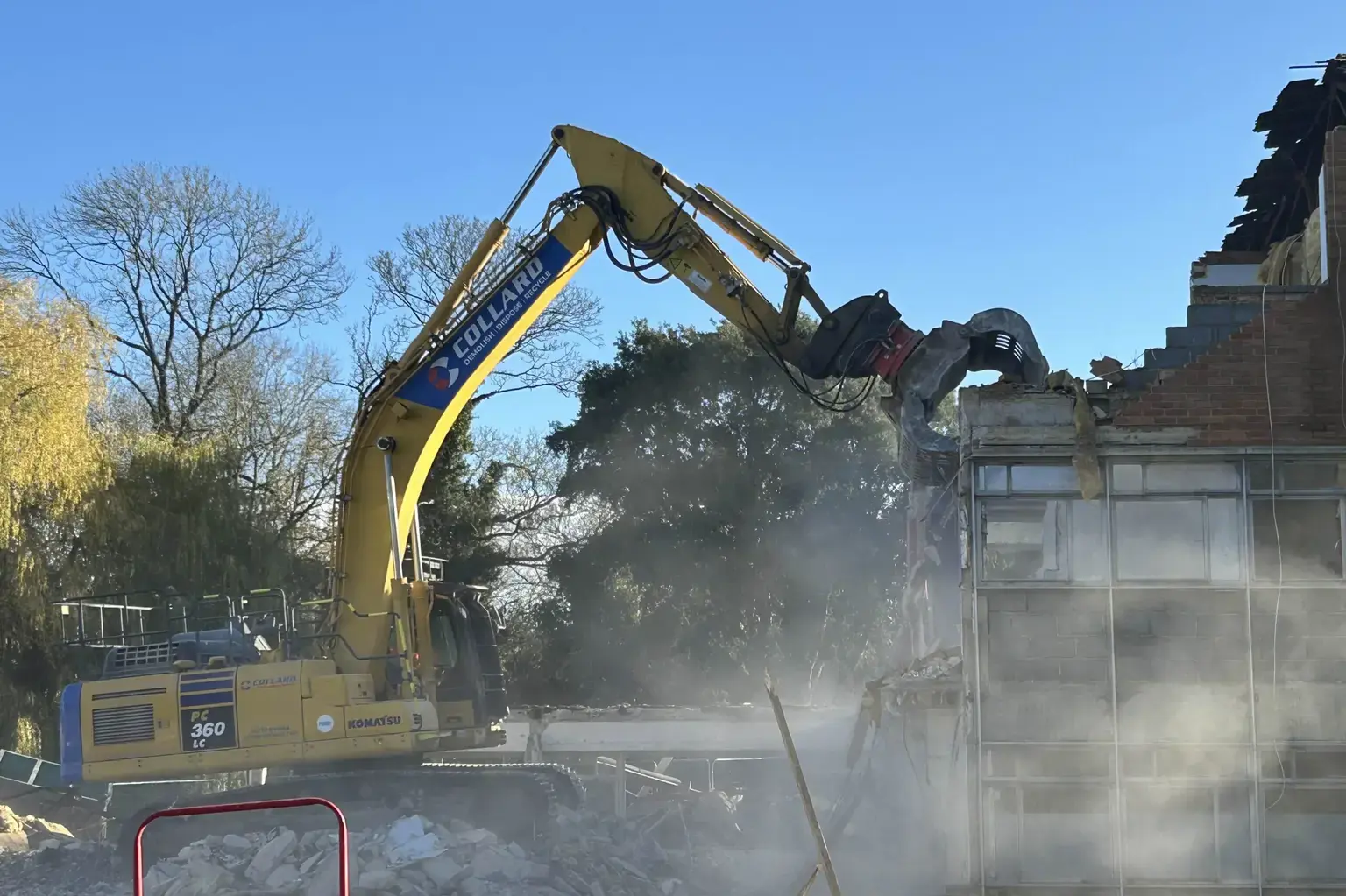 Leighton Park Field House Demolished