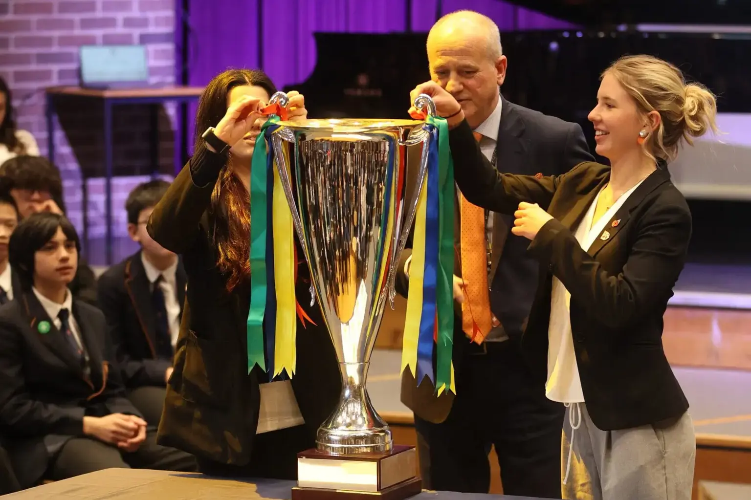 Sixth Fomers with House Cup Easter 2026