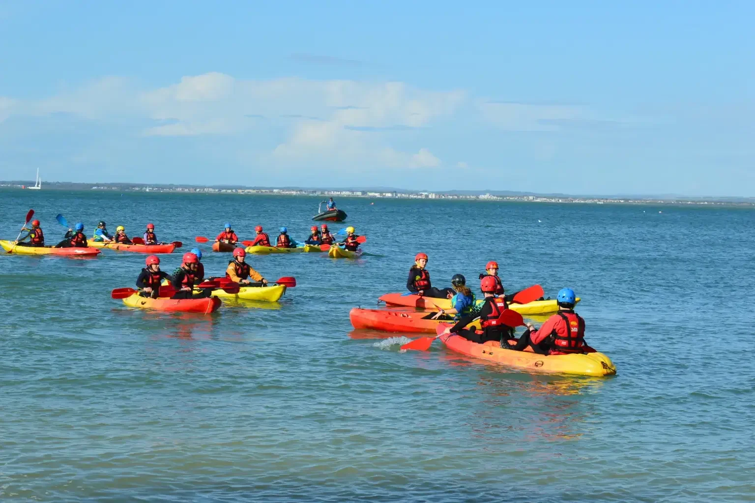 Lower Sixth Students Canoeing at PGL Residential