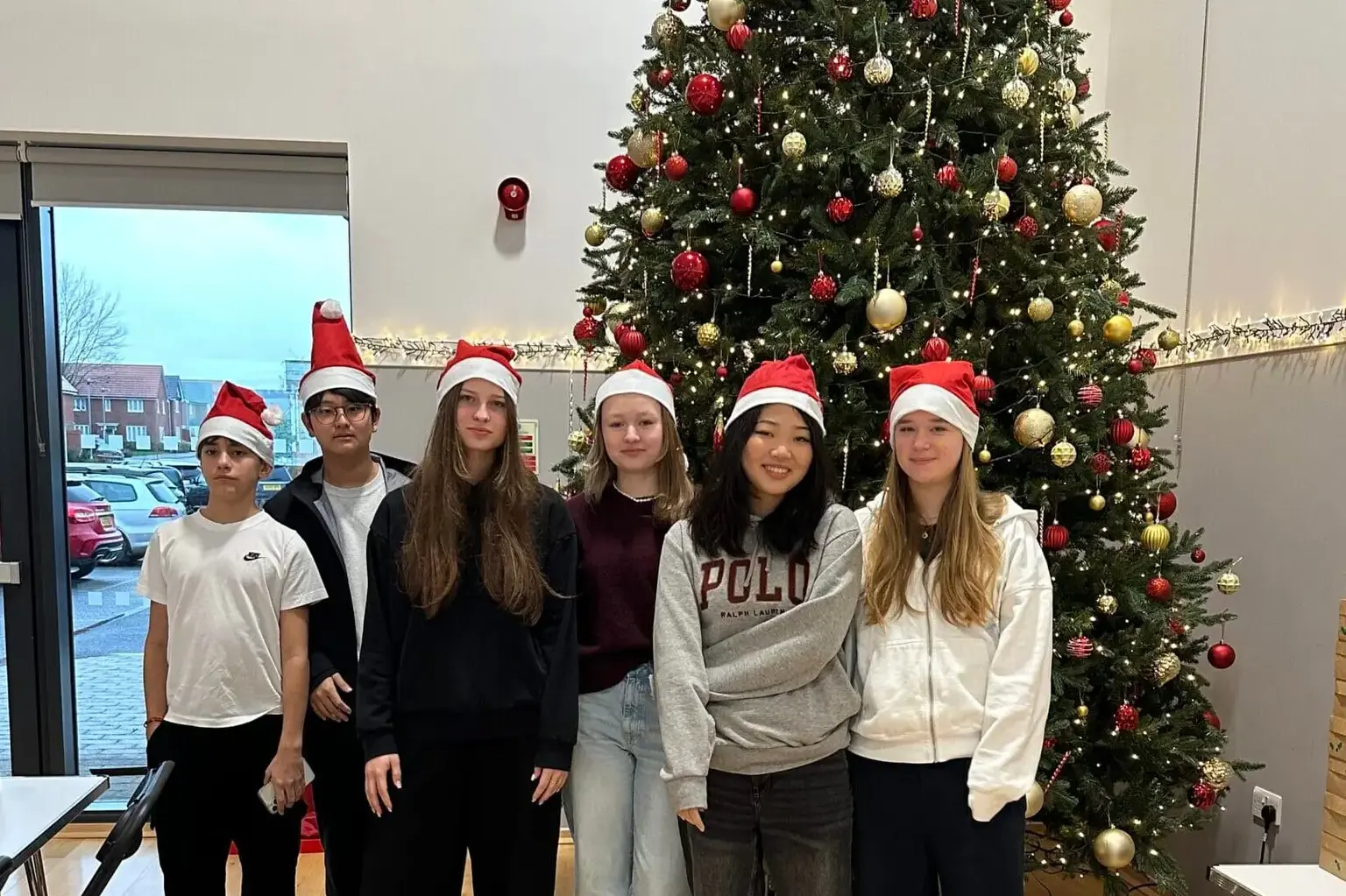 Leighton Park Students Hamper Making with Saltshaker Charity