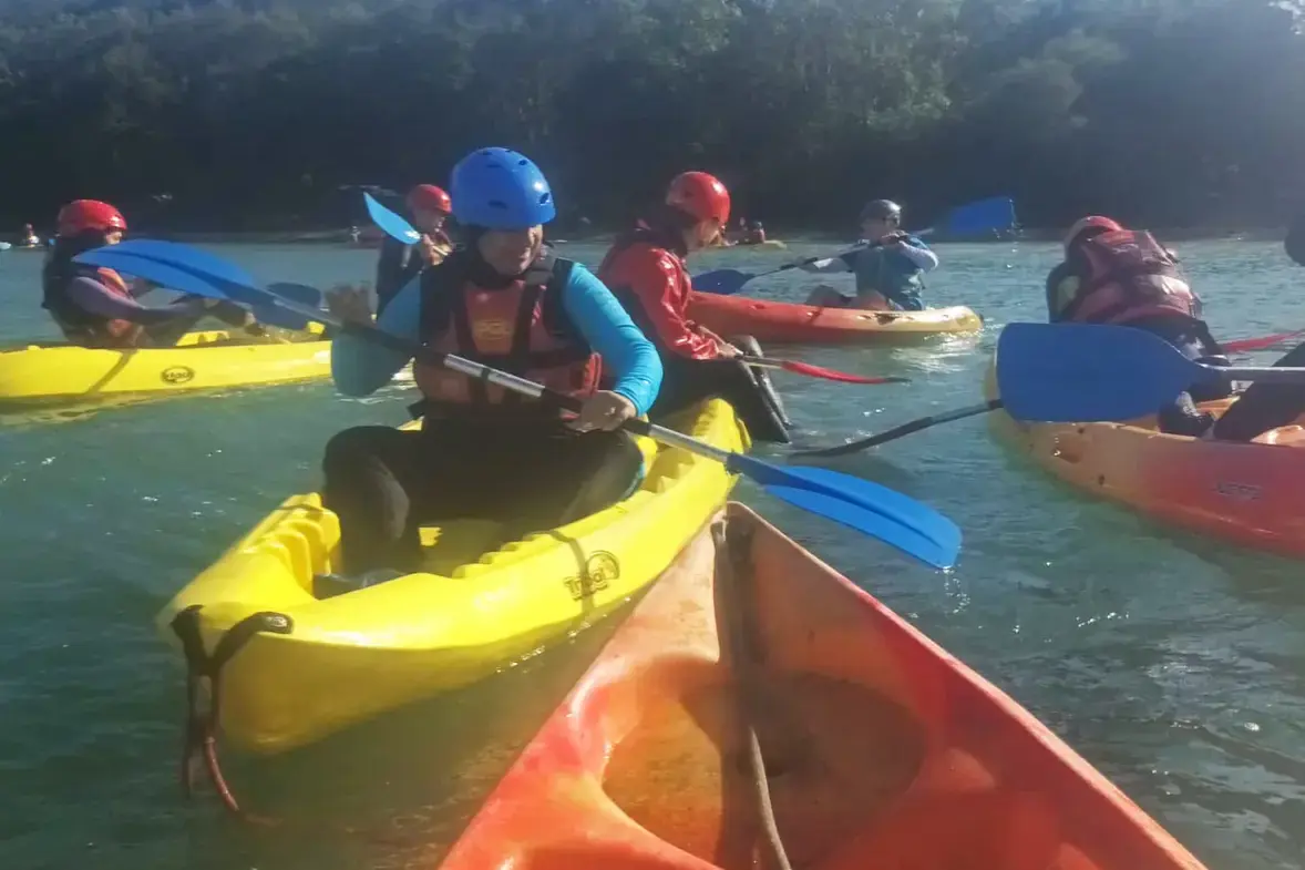 Kayaking on the River Thames